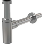 kielle - Метален дизайнерски сифон за умивалник, диаметър 32 mm, кръгъл 30901010 (30901010)