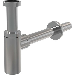 kielle - Метален дизайнерски сифон за умивалник, диаметър 32 mm, кръгъл 30901010 (30901010)