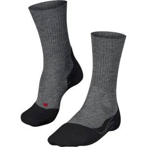 Falke Мъжки туристически чорапи Falke TK2 Wool Walking socks - Black - размер 42-43 (EU) (201-0463-1514)
