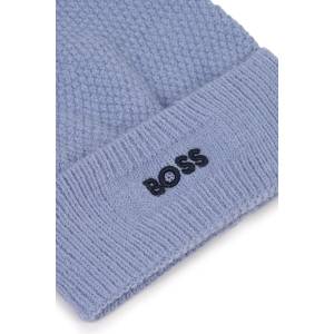 BOSS шапка с помпон за деца (j53576)