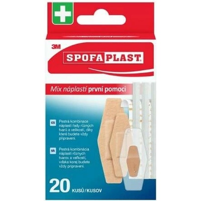 3M Spofaplast č.607 náplasti prvej pomoci mix 20 ks