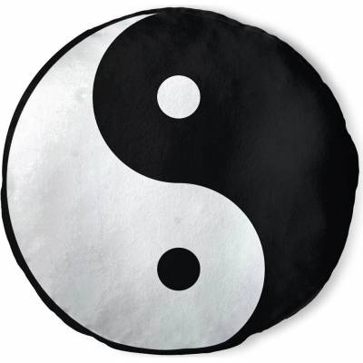 Impar koulatý polštář Jin a Jang (KULATY-POLSTAR-JIN-JANG)