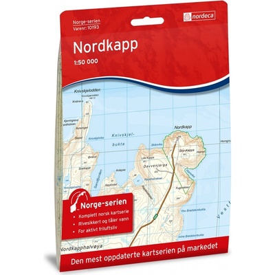 mapa Nordkapp 1:50 t. voděodolná
