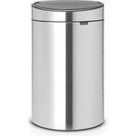 Brabantia Кош за смет Brabantia Touch Bin New 40L, Matt Steel Fingerprint Proof