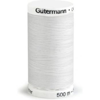 Polyesterové nite Gütermann návin 500 m Farba: 800 White