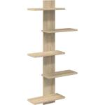 vidaXL Плаваща стена Дъб сонома 48, 5 x 15 x 101 см Инженерна дървесина (8012198)