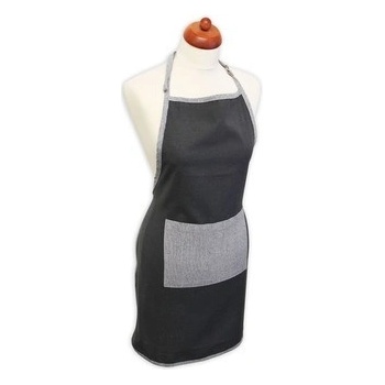 Home Elemets zástěra tmavě a světle šedá z recyklované bavlny