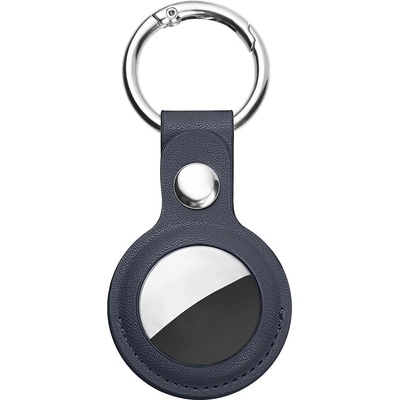 Techsuit Secure Leather Holder pouzdro pro Apple AirTag modré SLH1