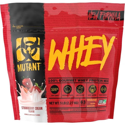 MUTANT Whey, strawberry cream, 2.27 kg, Mutant (21054EX)