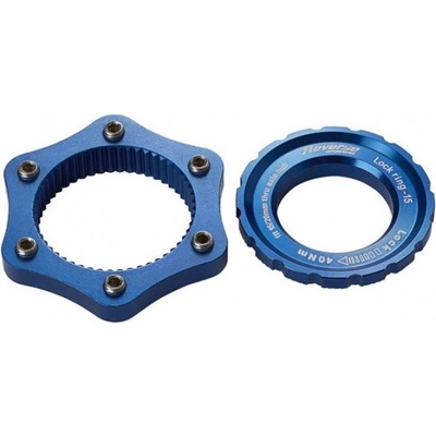 adaptér Reverse kotouče diskové brzdy centerlock/6D Blue