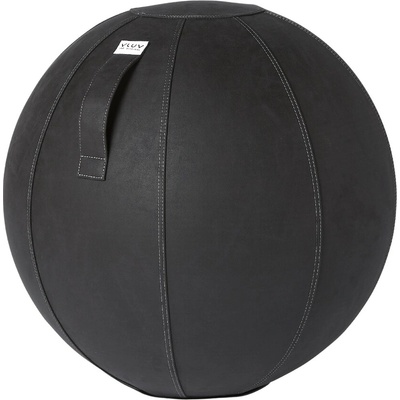 VLUV Koženkový sedací míč Bol Vega černý 65 cm