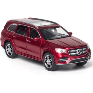  Метална кола Mercedes-Benz GLS мащаб 1: 32 със светлини и звуци, Pull back-механизъм М304