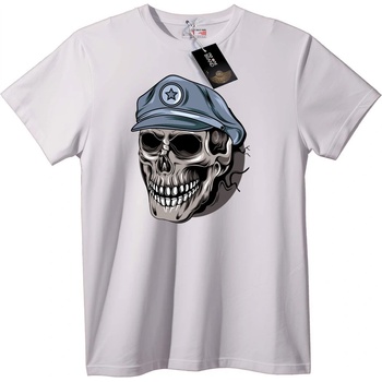 NOONEBRAND Тениска Военен Череп - L, Black
