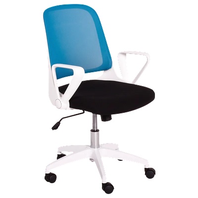 Работен стол Carmen 7033 - синьо - черен (3520224)