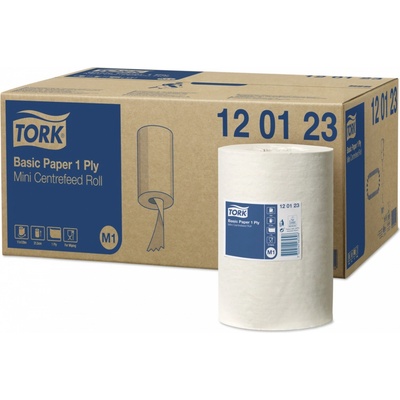 TORK 120123 Basic papírová utěrka 1vr. 120 m karton