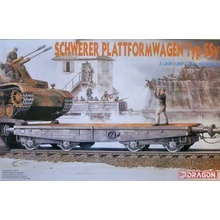 Dragon Model Kit vagón 6069 SCHWERER PLATTFORMWAGEN TYP SSY 1:35