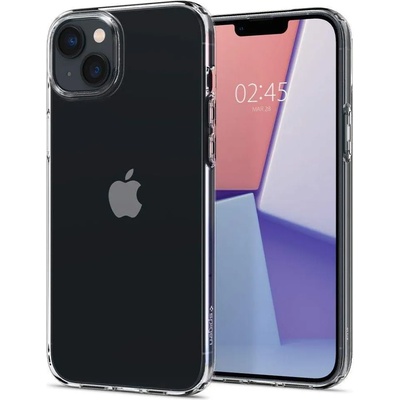 Spigen Liquid Crystal Case - тънък силиконов (TPU) калъф за iPhone 14 Plus (прозрачен)