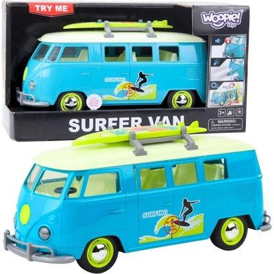 WOOPIE Surfovací autobus klasický se světlem a zvukem model 1:14