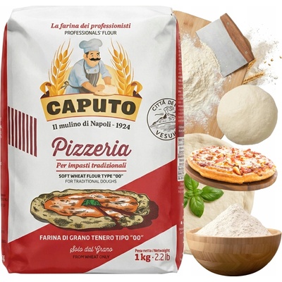 Caputo mouka typ 00 pizzeria 1 kg – Zboží Dáma