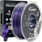 Smart Print FG-S102-E1, 3D нишка, PLA Silk, 1, 75mm, 1000g, двуцветен, многоцветен (черен, лилав) (FG-S102-E1)