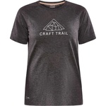 Craft Дамска тениска Craft Women's Pro Trail Wool S/S Tee Running shirt - Black / Melange (916-1598-0112)