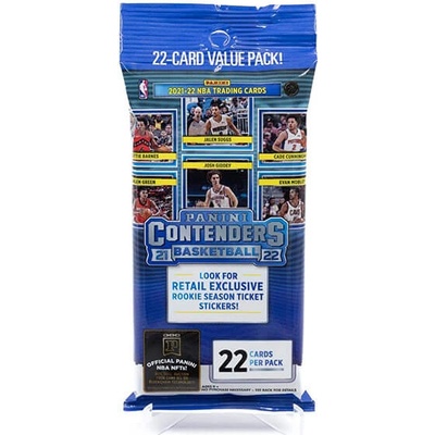 Panini 2021-22 NBA karty Contenders Fat Pack balíček