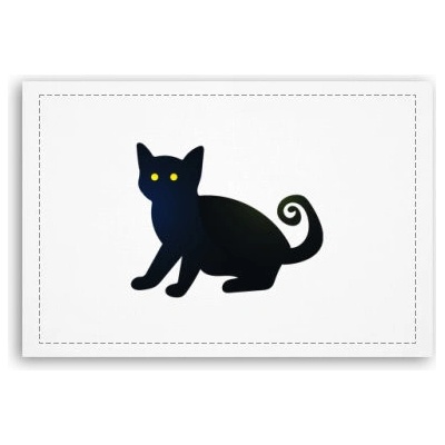 Fotoobraz 90x60 cm střední Halloween cat