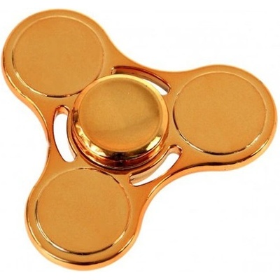 Fidget spinner kovový zlatý