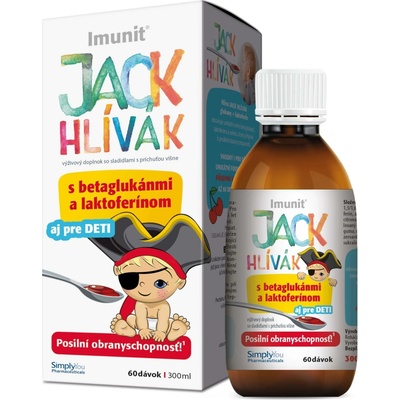 Imunit Jack Hlívák Sirup s betaglukany a laktoferinem 300 ml