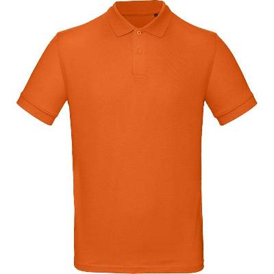 B&C Inspire Polo men pánske piqué polo tričko oranžové urban