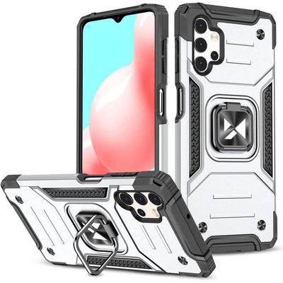 Wozinsky Хибриден кейс Wozinsky Ring Armor с магнитен държач за Samsung Galaxy A73, Сребърен (9145576243565)