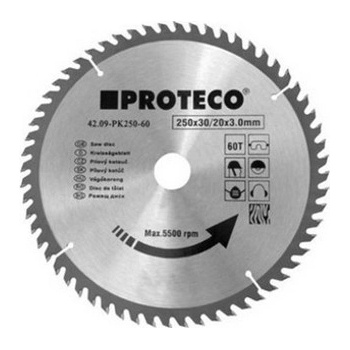 PROTECO kotouč pilový SK 190x2.4x30 60z + redukce 30/20 mm