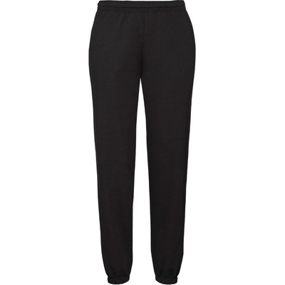 Fruit of the Loom Classic Elasticated Cuff Jog černé