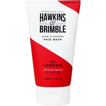 Hawkins & Brimble jemný mycí gel na obličej pro muže s vůní elemi a ženšenu (Elemi & Ginseng Face Wash) 150 ml