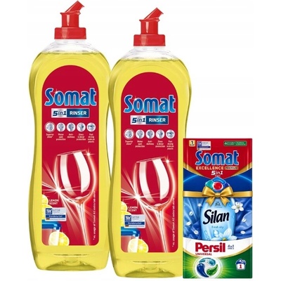 Somat leštidlo do myčky Lemon 2 x 750 ml