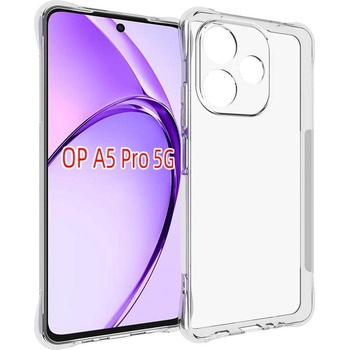 OPPO A5 Pro 5G Прозрачен Удароустойчив Калъф TPU с Анти-Приплъзване + Скрийн Протектор