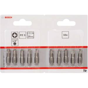 Bosch - Комплект битове PZ3, дължина 25 мм, 10 бр. 2607001563 (2607001563)