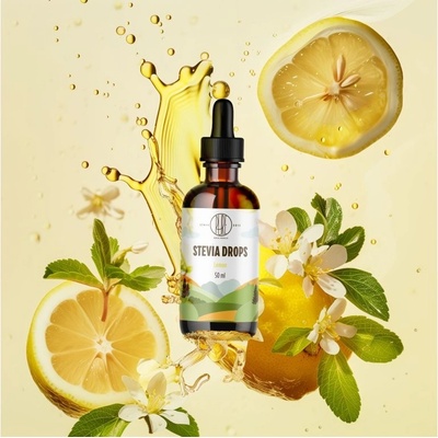 BrainMax Pure Stevia drops 50 ml Citrón