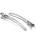 BraveHead Chrome Long Hair Clips