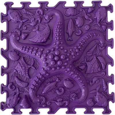 Ortonature ortopedická podlaha Hvězdice měkká Fialová