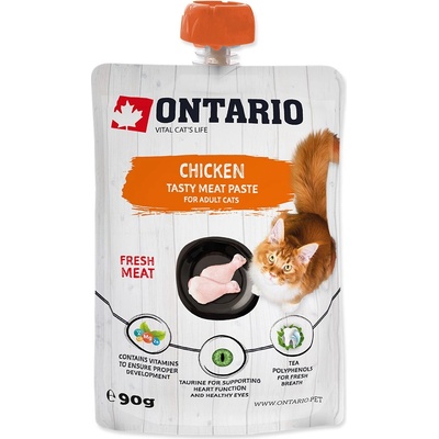 ONTARIO Cat пилешка вкусна месна паста 90 г