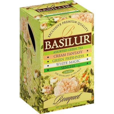 Basilur Assorted Green Bouquet sáčky 20 ks