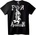 NOONEBRAND Тениска Долу Посредствеността - Фитнес - 6XL, Black