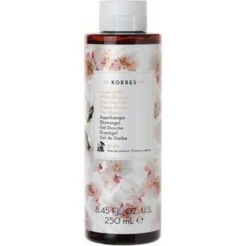 KORRES Овлажняващ душ гел с Бели цветя , Korres Renewing Body Cleanser White Blossom Shower Gel White Flowers, 250ml