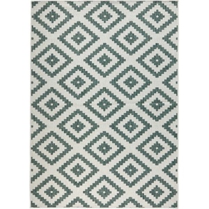 Hanse Home Зелен и кремав килим за открито , 80 x 150 cm Malta - NORTHRUGS (103131-80x150)