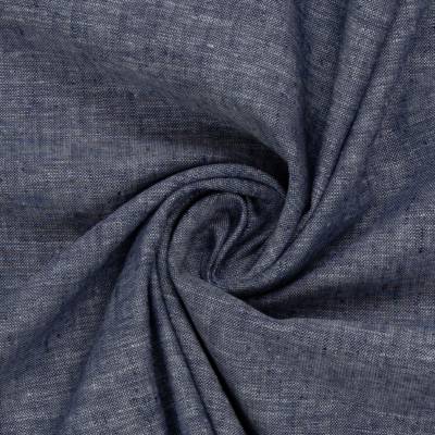 Len s bavlnou - tmavě modrá jeans
