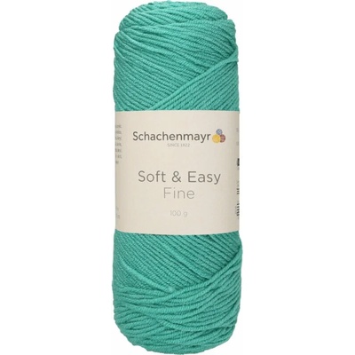 Schachenmayr Soft & Easy Fine 00065 Sea Green Плетива прежда (9807402-00065)
