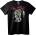 NOONEBRAND Тениска Череп и Кралици - 2XL, Black