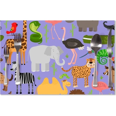 Sablio Prestieranie Animované safari 40x30cm