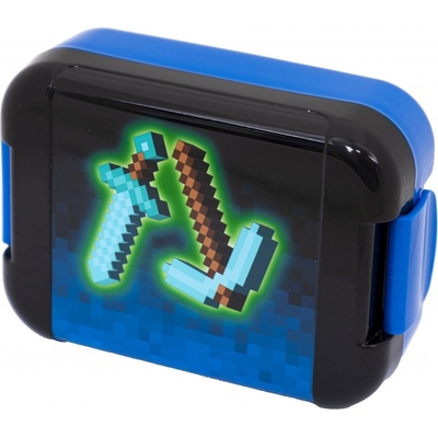 AquaPure Plastový box na desiatu Blue Pixel 511025004